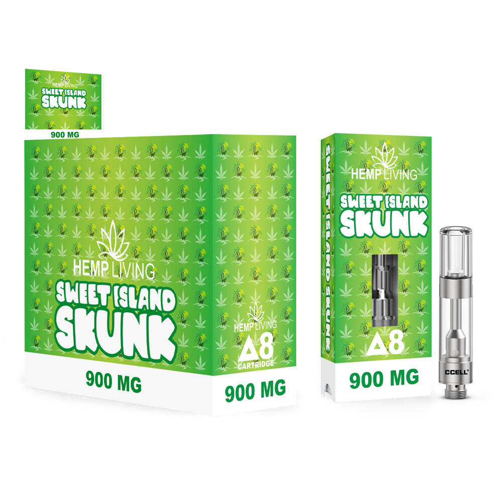 HEMP LIVING DELTA 8 CARTRIDGE SWEET ISLAND SKUNK