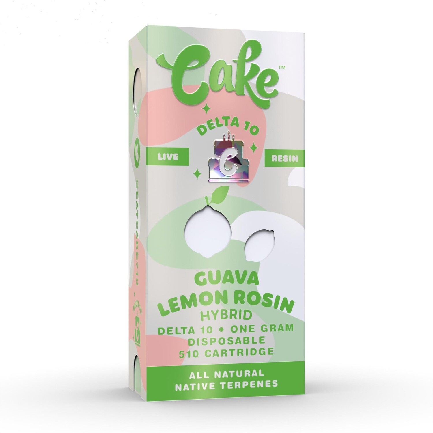 CAKE DELTA 10 CARTRIDGE GUAVA LEMON ROSIN