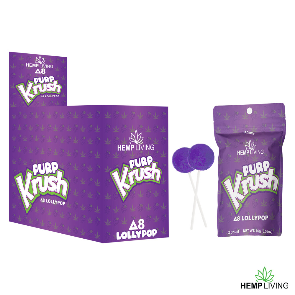 PURP KUSH DELTA 8 LOLLIPOP