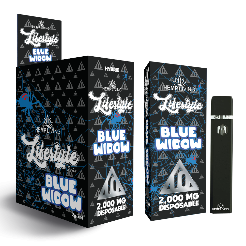 HEMP LIVING BLUE WIDOW DELTA 10 DISPOSABLE