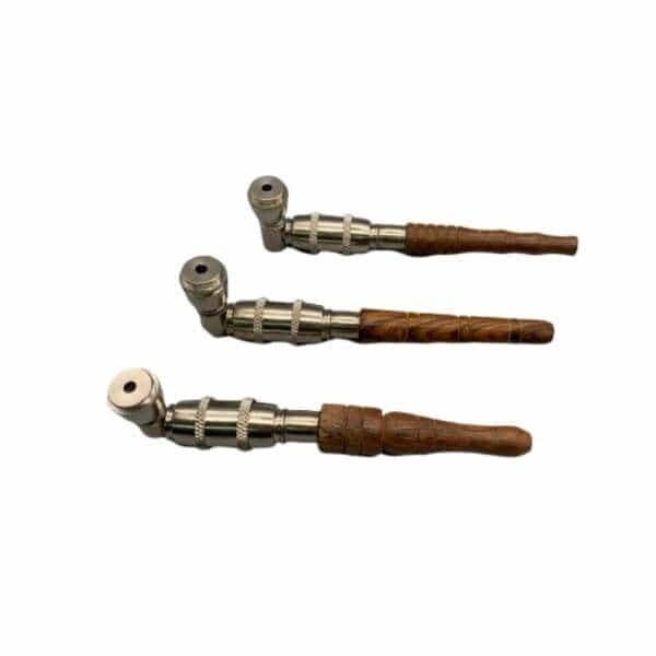 LARGE CHAMBER W/ WOOD STEM &amp; CAP W/ HOLE