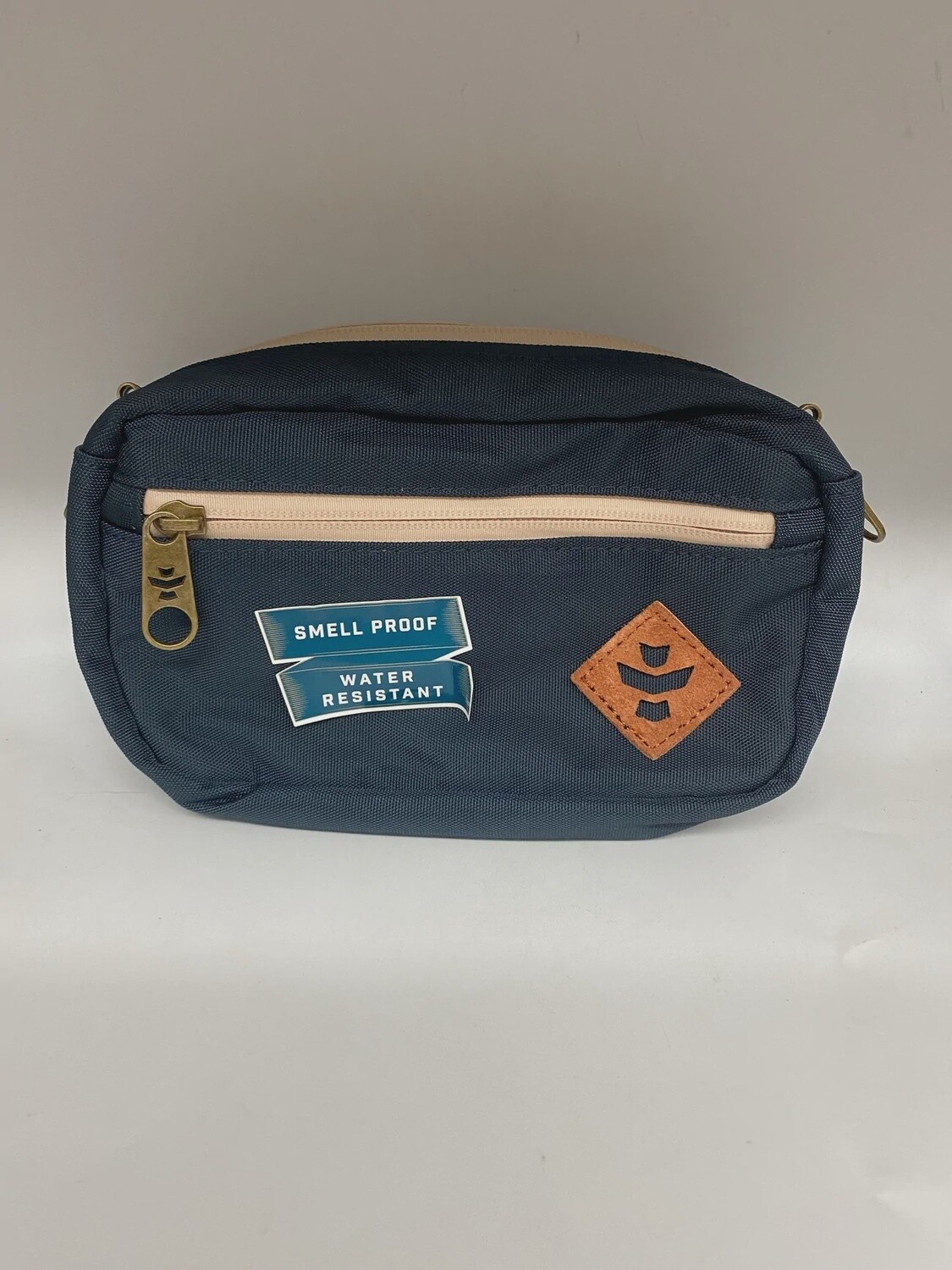 REVELRY NAVY BLUE CROSSBODY SMELL PROOF BAG