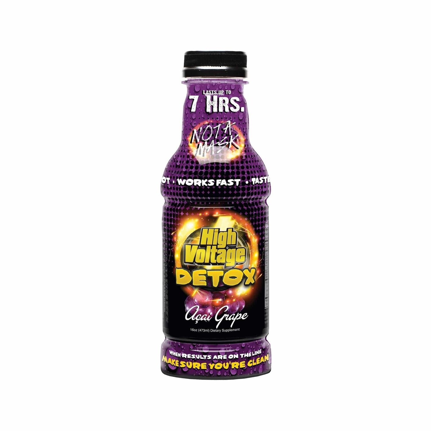 HIGH VOLTAGE 16OZ. DETOX DRINK GRAPE