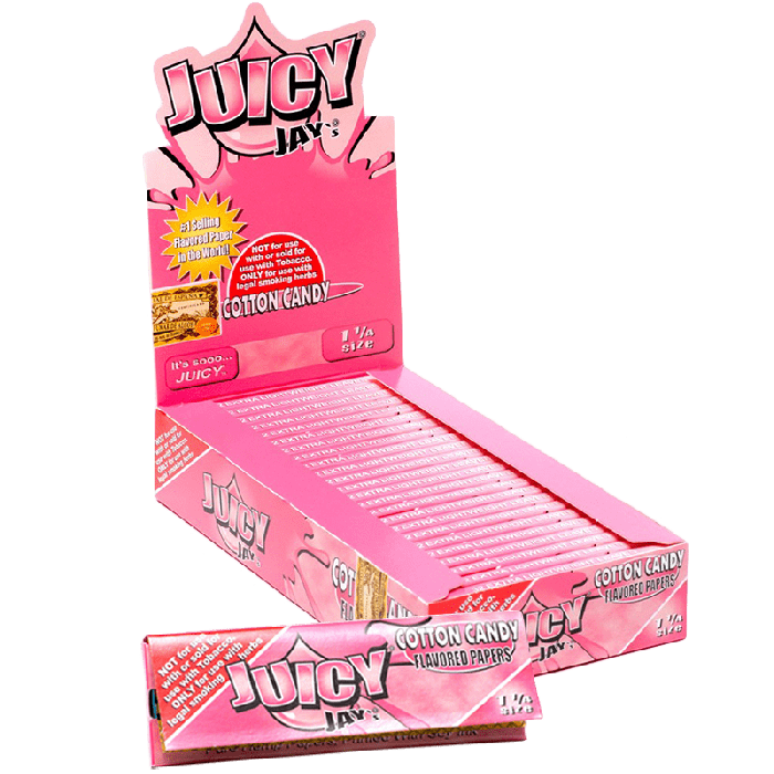 JUICY JAY&#39;S 1 1/4 PAPERS COTTON CANDY