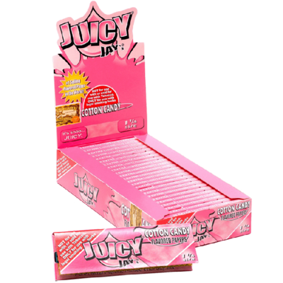 JUICY JAY&#39;S 1 1/4 PAPERS COTTON CANDY