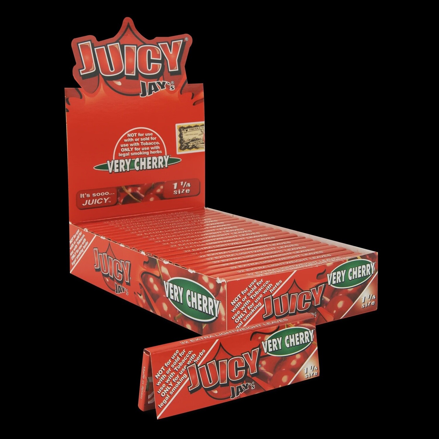 JUICY JAY&#39;S 1 1/4 PAPERS VERY CHERRY