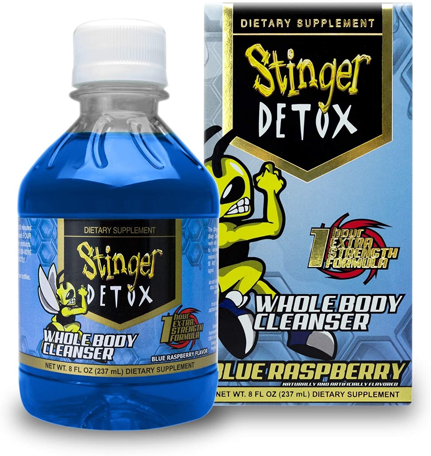 Stinger 8oz Detox BLUE RASPBERRY