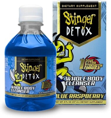 Stinger 8oz Detox BLUE RASPBERRY