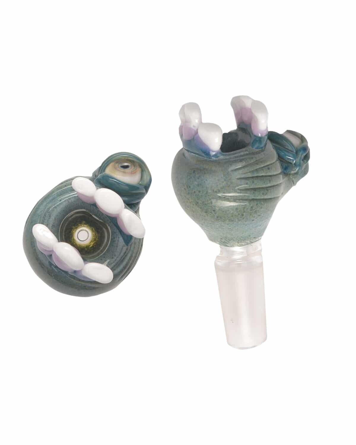TORCHED GLASS MONSTER BOWL