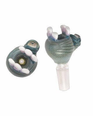 TORCHED GLASS MONSTER BOWL