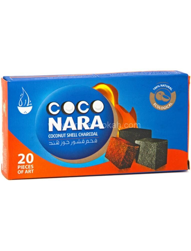 COCO NARA SHELL CHARCOAL 20PC
