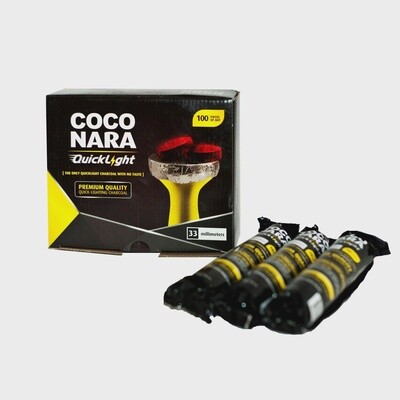 COCO NARA QUICKLIGHT COALS 100PC 33MM