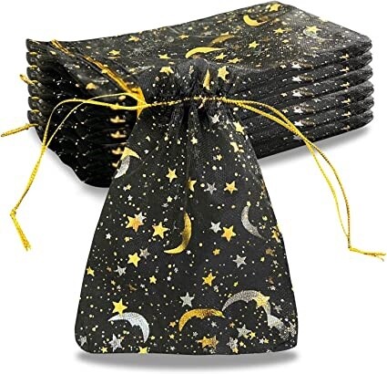 MOON AND STAR GEMSTONE BAG