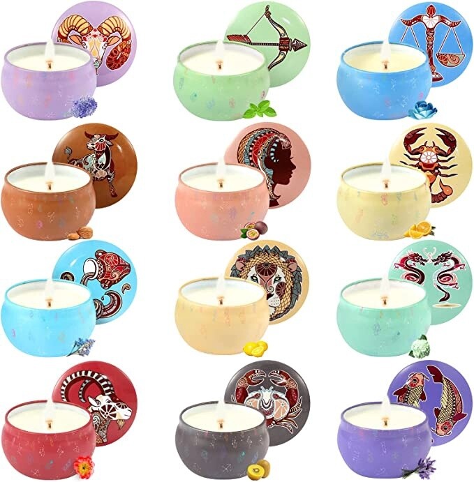 SCENTED ZODIAC CANDLES