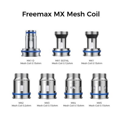 FREEMAX MX1 MESH COILS 3 PK  SS316L 0.12 OHM