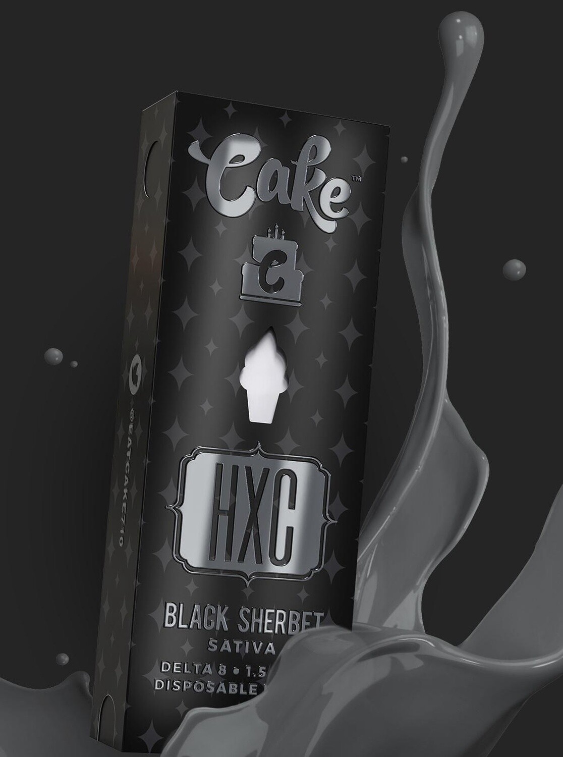 CAKE HXC 1.5 GRAM DISPOSABLE BLACK SHERBERT