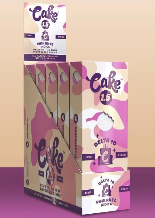 CAKE PINK RNTZ INDICA DELTA 10 DISPOSABLE