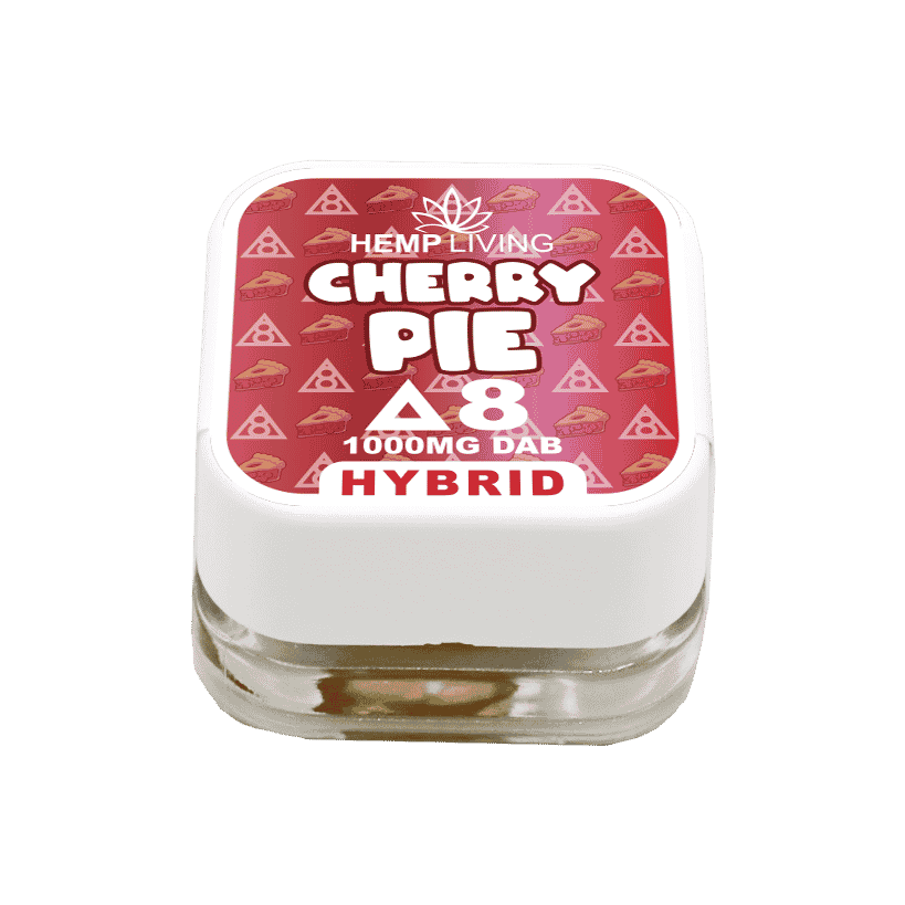 HEMP LIVING DELTA 8 DAB WAX CHERRY PIE