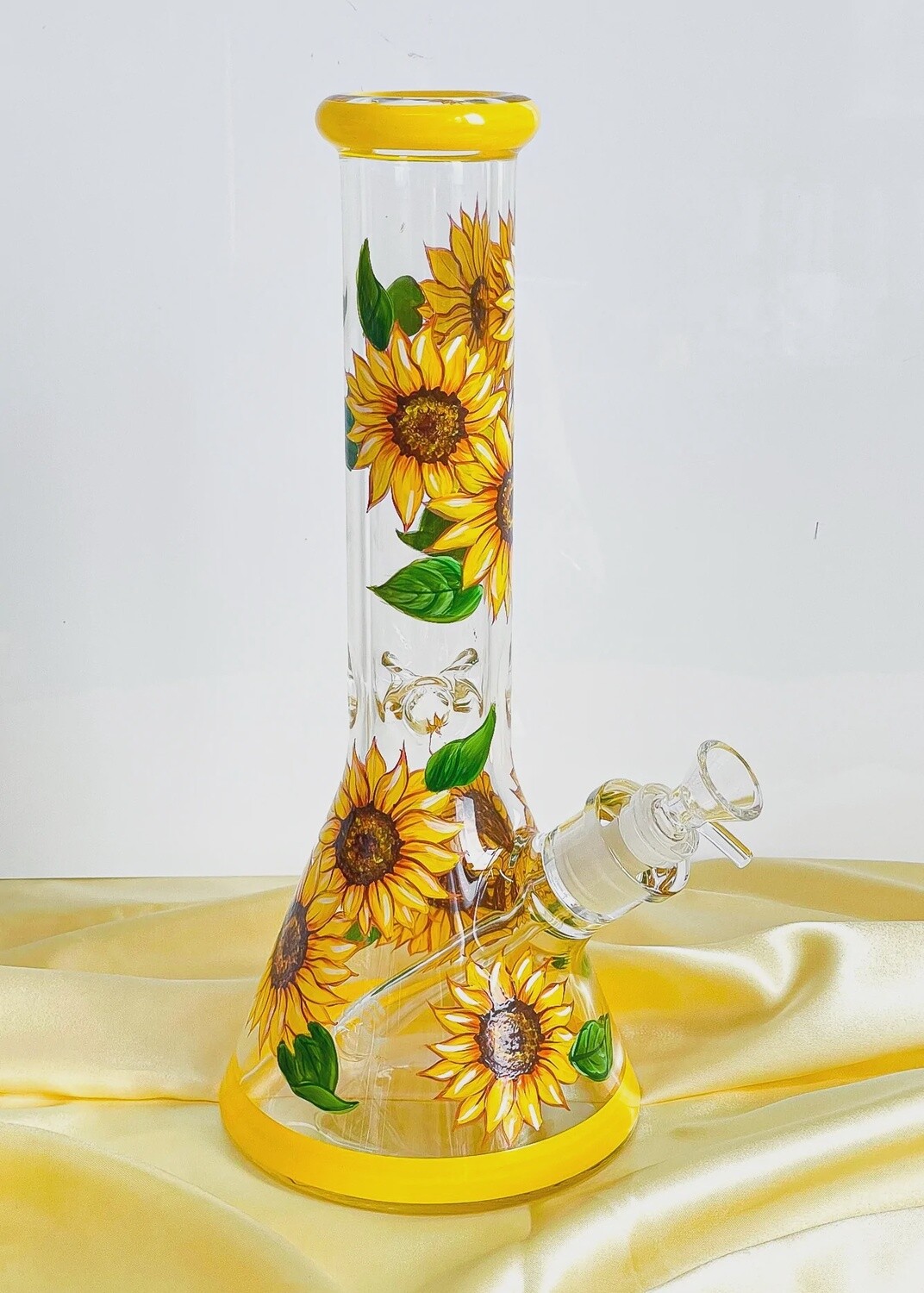 HANDPAINTED SUNFLOWER BONG