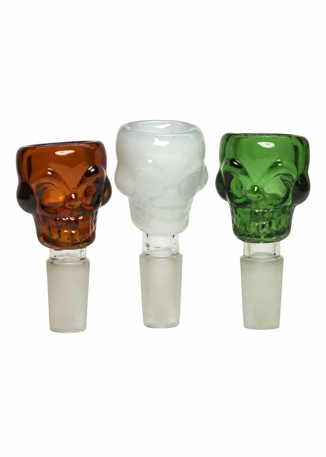 14MM SKULL BOWL GREEN