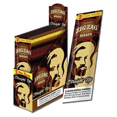 ZIG ZAG HEMP WRAPS STRAIGHT UP