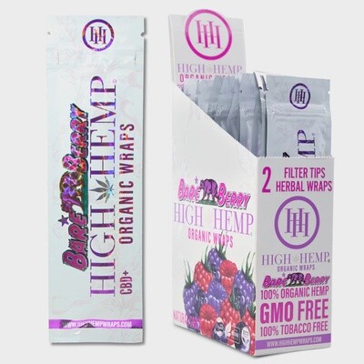 HIGH HEMP ORGANIC WRAPS BARE BERRY