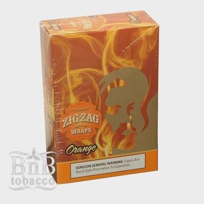 ZIG ZAG HEMP WRAPS ORANGE