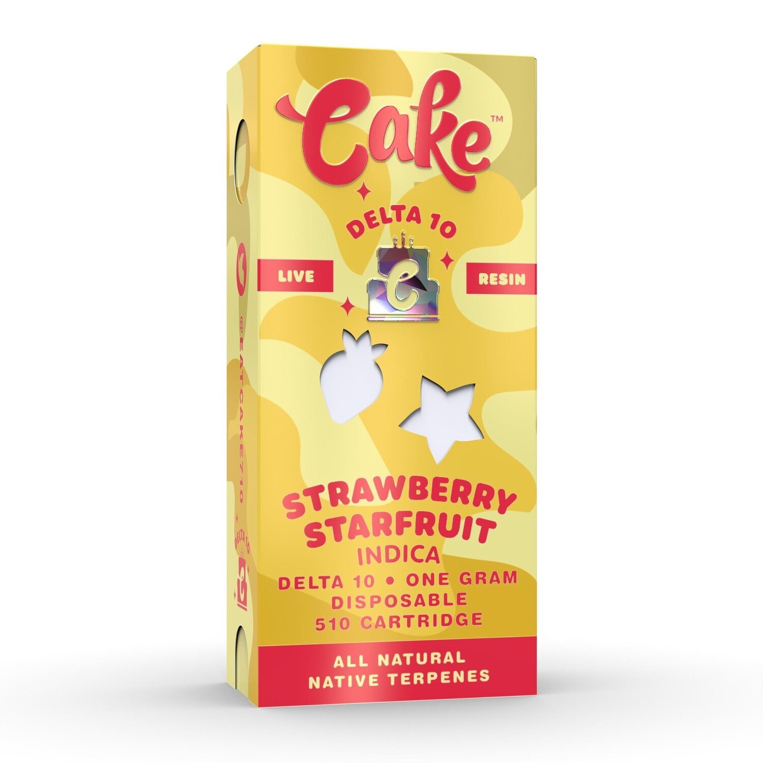 CAKE DELTA 8 CARTRIDGE STRAWBERRY STARFRUIT