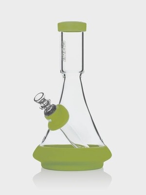 GRAV DECO BEAKER IN SILICONE GREEN