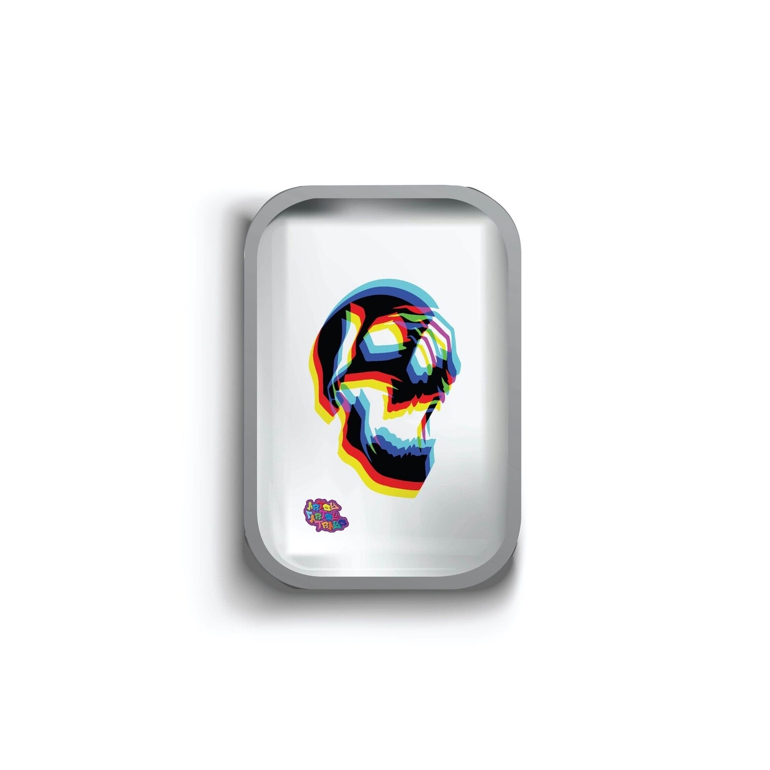 ARTSY FARTSY ROLLING TRAY CMYK SKULL SMALL
