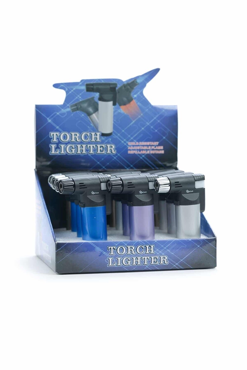 METALLIC TORCH LIGHTER