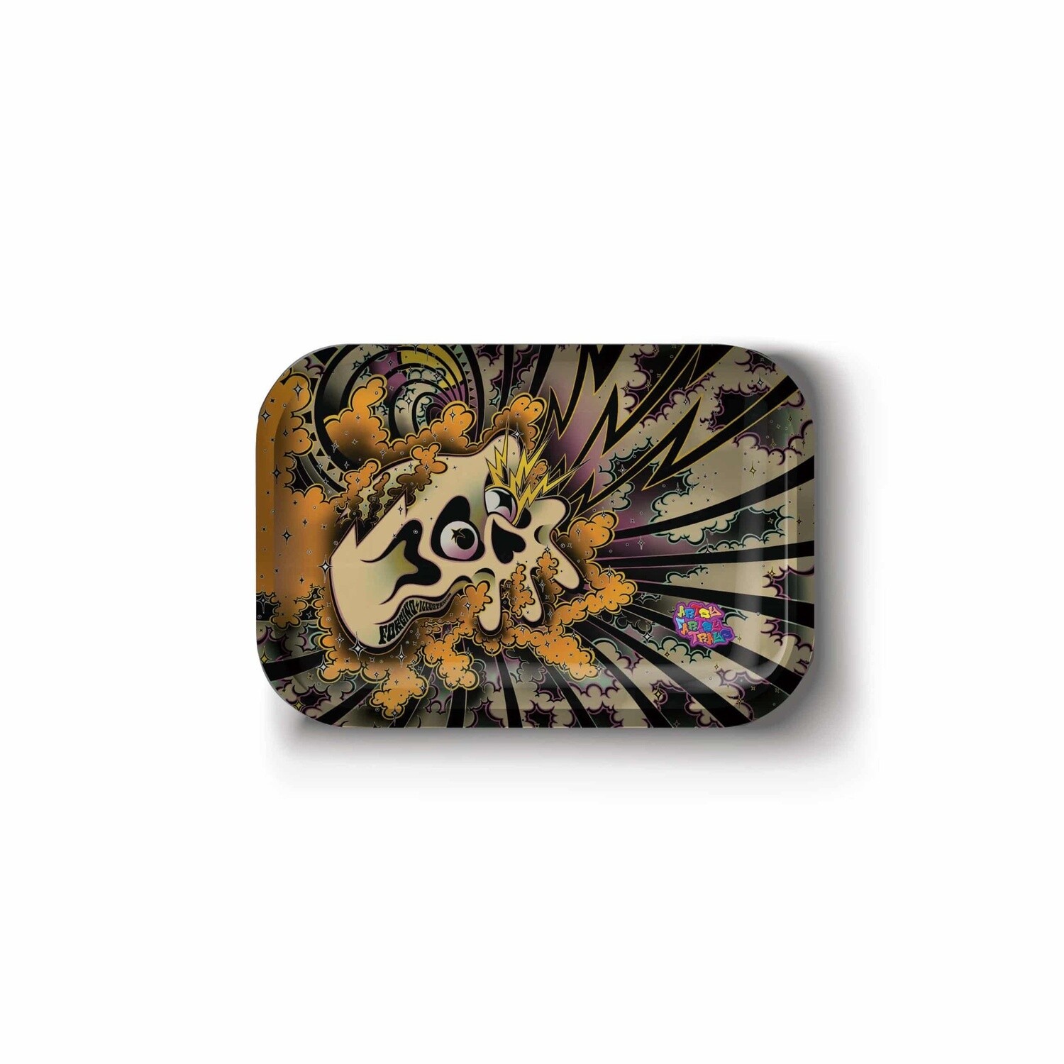 ARTSY FARTSY ROLLING TRAY FORCINO SKULL SMALL