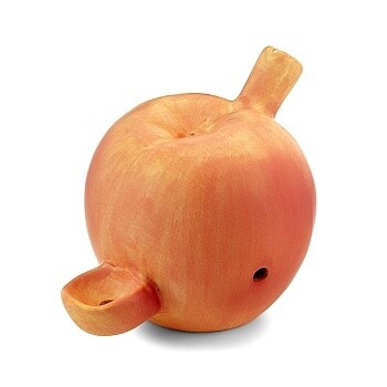 CERAMIC PEACH PIPE