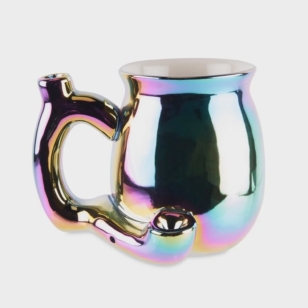 Ceramic Rainbow Iridescent Mug Pipe