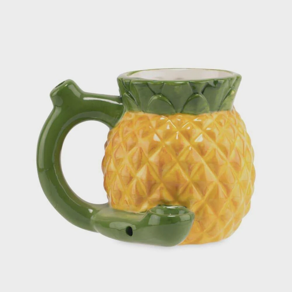 Ceramic Pineapple Mug Pipe