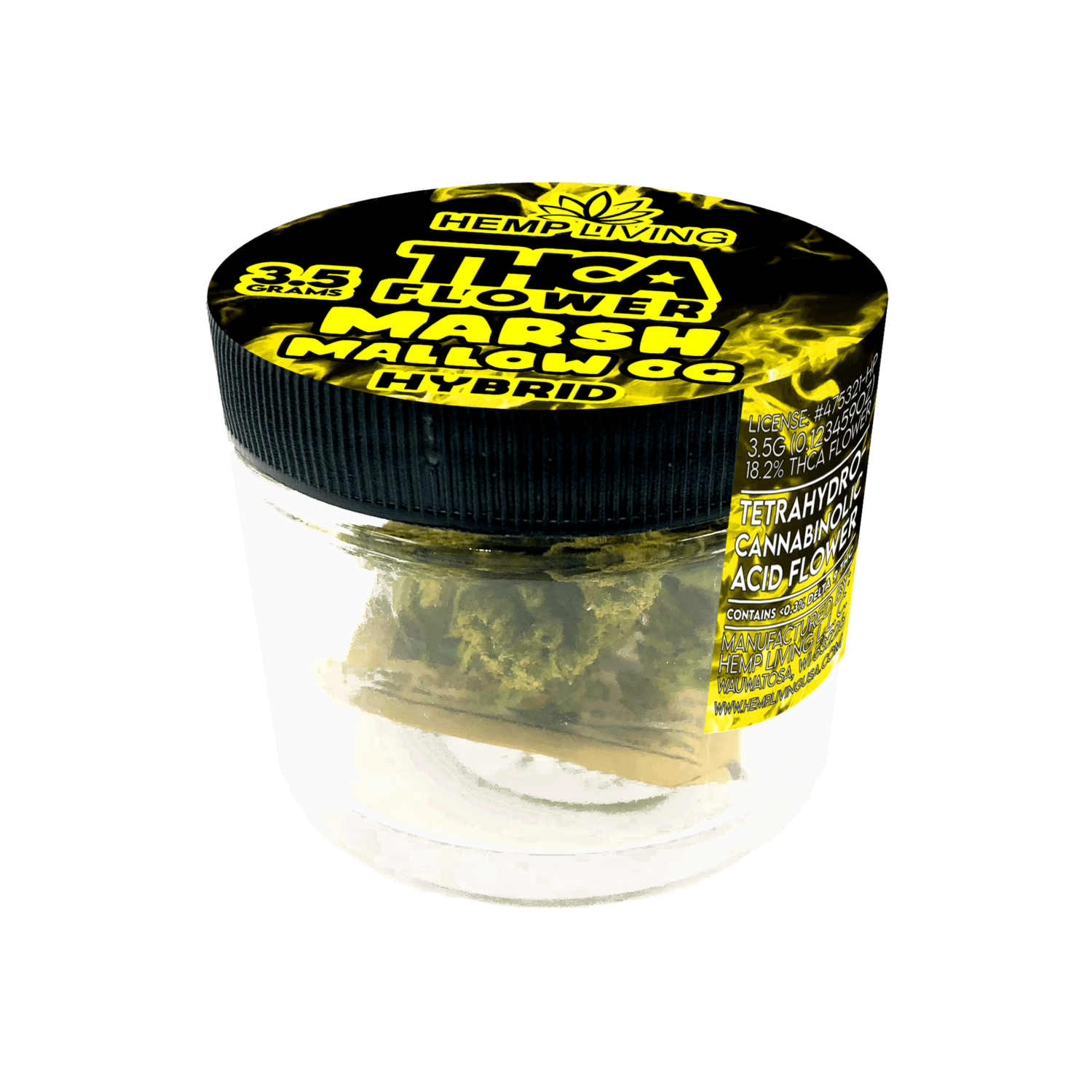 HEMP LIVING THCA FLOWER 3.5G MARSHMALLOW OG