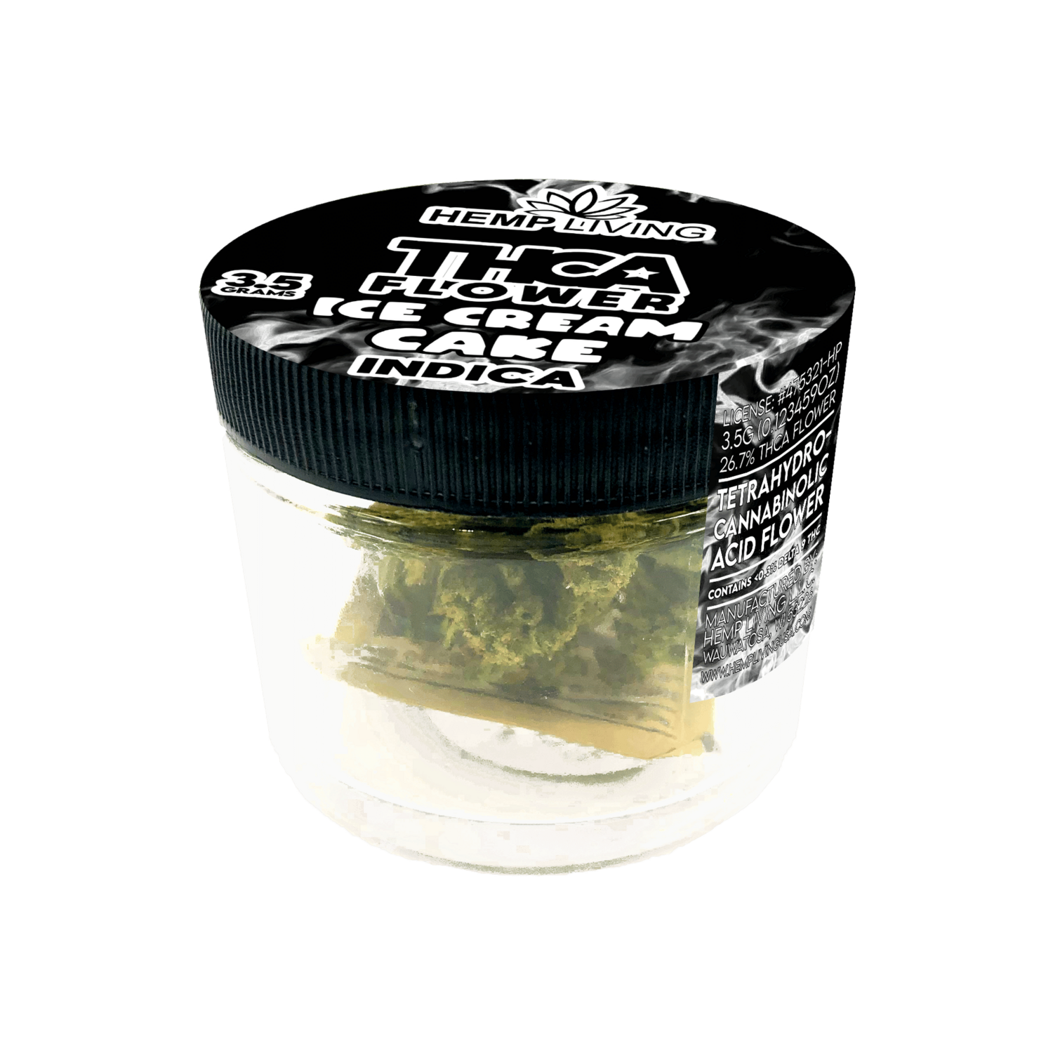 HEMP LIVING THCA FLOWER 3.5G ICE CREAM CAKE