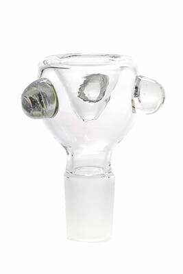 14MM GLASS BOWL BUBBLE STYLE CLEAR