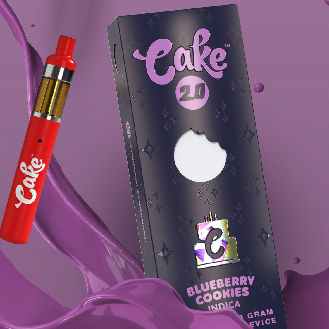 CAKE DELTA 8 DISPOSABLE BLUEBERRY COOKIES
