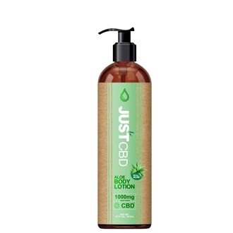 JUST CBD BODY LOTION ALOE 1000MG