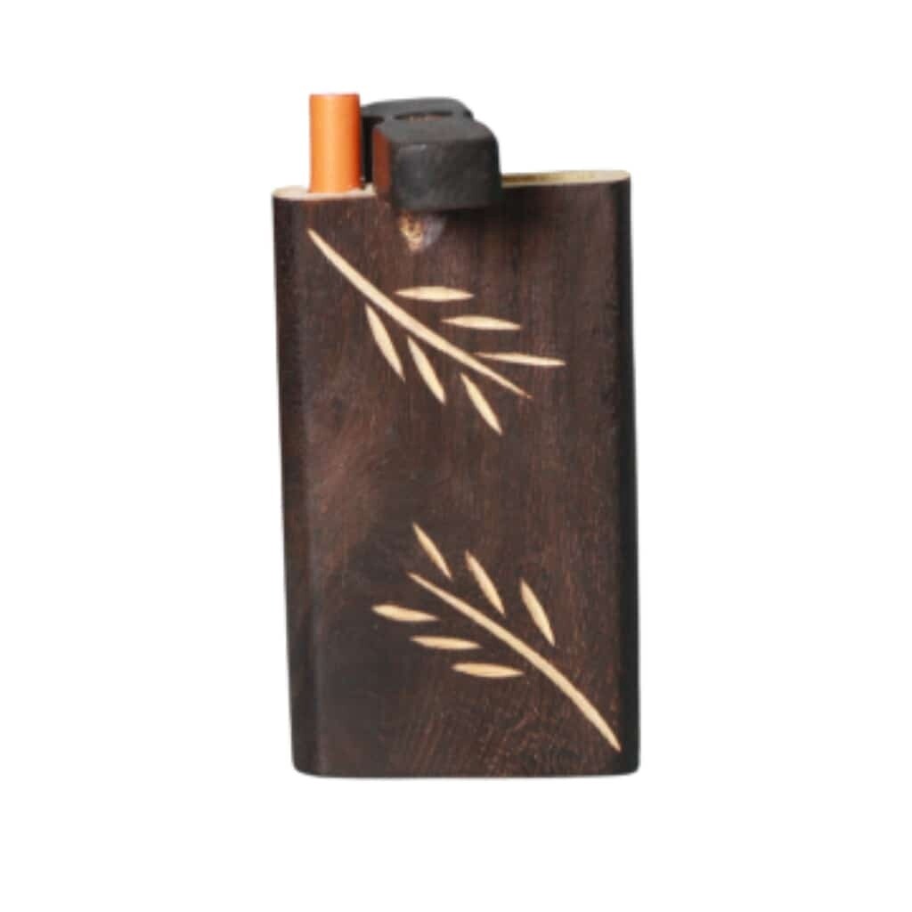 EBONY DUGOUT W ENGRAVED DESIGN