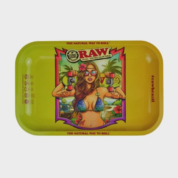 RAW BRAZIL #2 ROLLING TRAY MEDIUM