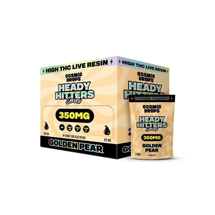COSMIC DROPS HEADY HITTERS 2 PACK GOLDEN PEAR