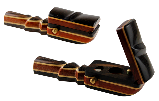 MAGNETIC LOCKING WOOD PIPE
