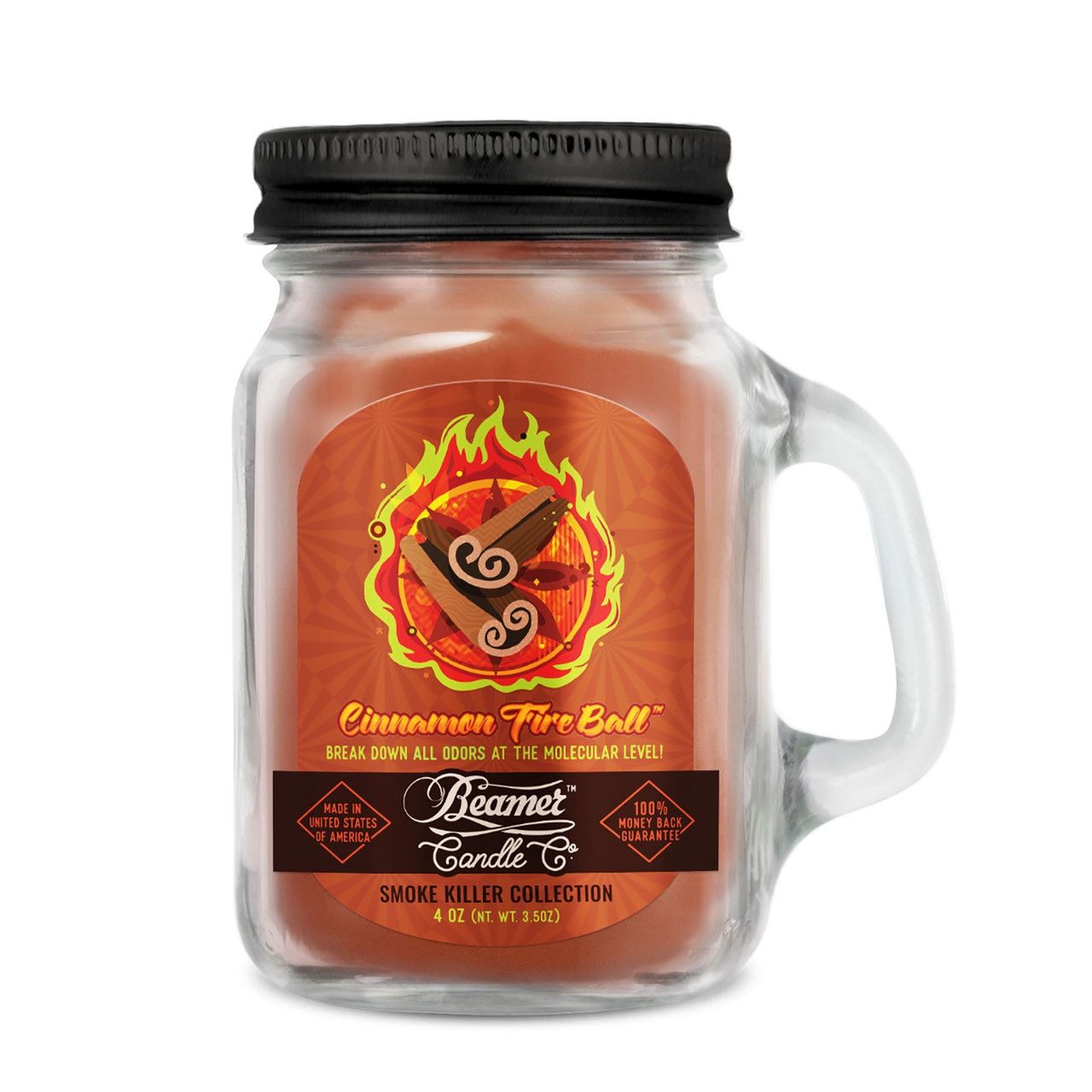 BEAMER CINNAMON FIRE BALL CANDLE