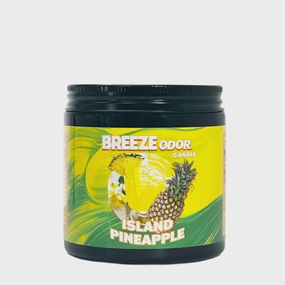 BREEZE SMOKE ODOR CANDLE 13OZ ISLAND PINEAPPLE