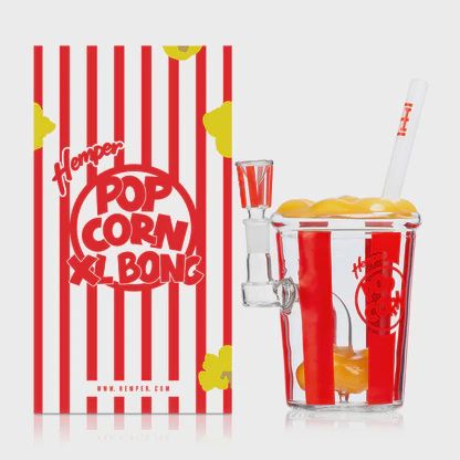 HEMPIRE POPCORN XL GLASS WATER PIPE