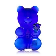 HEMPIRE GUMMY BEAR XL WATERPIPE BLUE