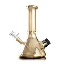 MJ ARSENAL GLASS WATER PIPE CACHE (GOLD)