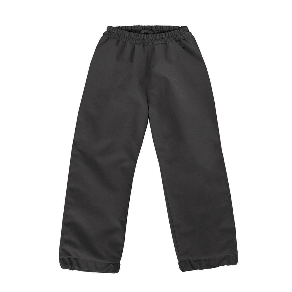 Утеплённые брюки пыльно-чёрные